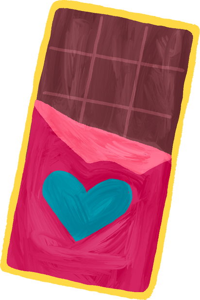 Painterly Fun Chocolate Bar